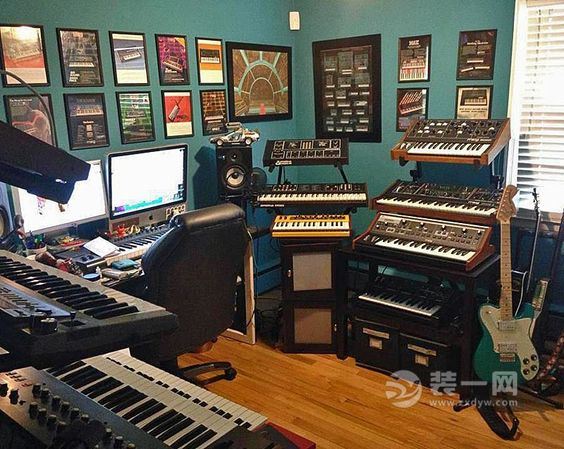 9款文艺范音乐工作室装修效果图